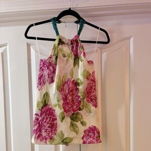 Floral Halter Top